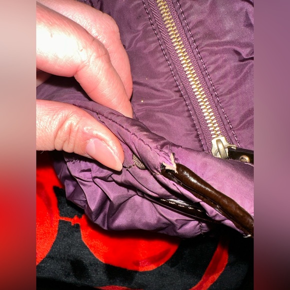 Purple Nylon Kate Spade Tote Bag Large Size - Picture 9 of 16